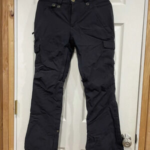 Bonfire Women’s XS Ski or Snowboard Pants Black Silver Collection EUC